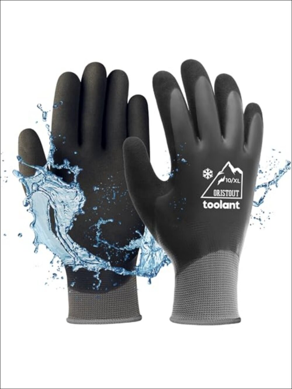 Waterproof Winter Work Gloves Touchscreen Superior Grip Cold Resistant